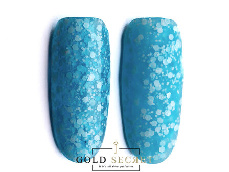 Gold Secret Gel Polish Disco 12