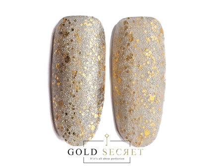 Gold Secret Gel Polish Disco 14