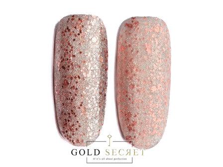 Gold Secret Gel Polish Disco 15