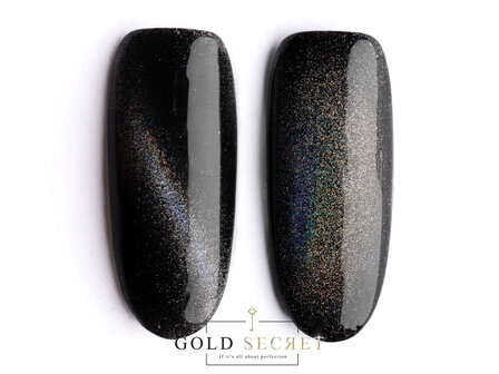 Gold Secret Gel Polish Holo Cateye