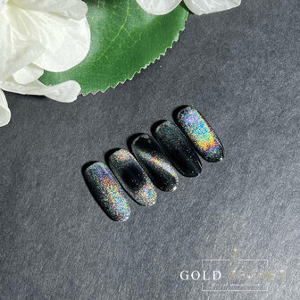 Gold Secret Gel Polish Holo Cateye