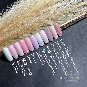 Gold Secret Acrylgel Milky Pink