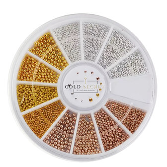 Gold Secret Caviar Beads