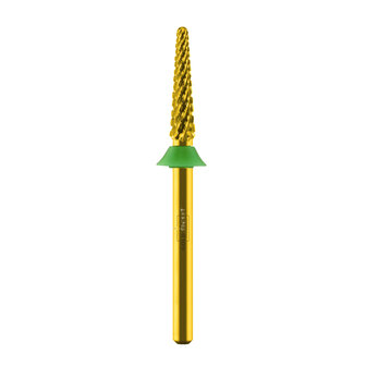 Gold Secret Carbide Bitje Kegel Smal Groen