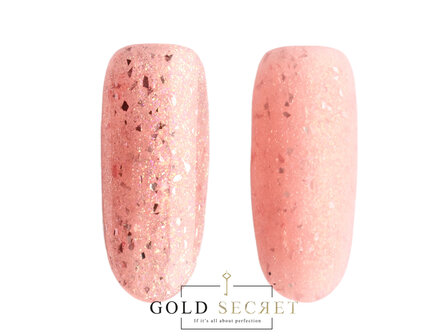 Gold Secret Builder Gel Glitter