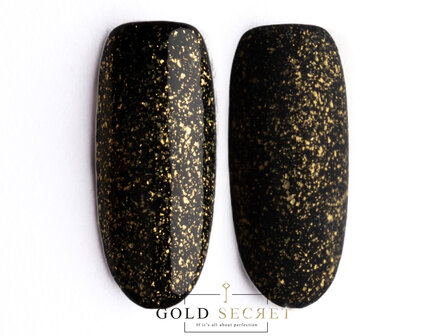 gold secret top coat flakes