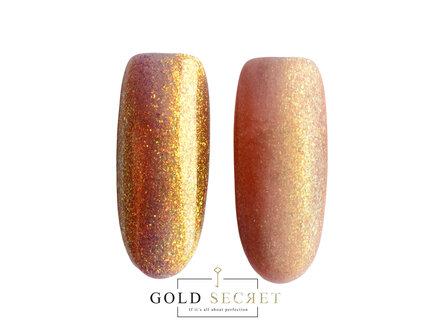 gold secret gel polish mermaid