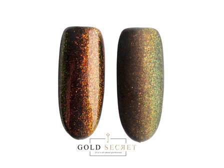 gold secret gel polish mermaid