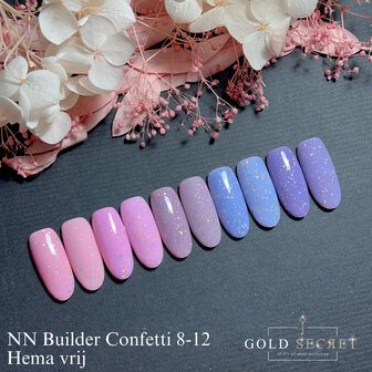 Gold Secret NN Builder Confetti 8