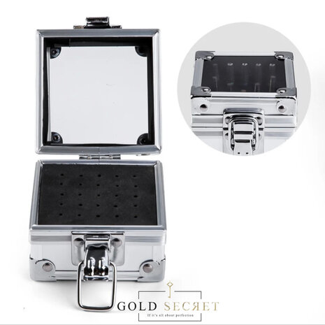 Gold Secret Freesbit Houder Aluminium Case