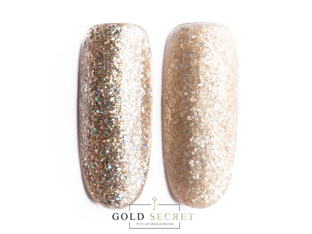 Gold Secret Gel Polish Disco