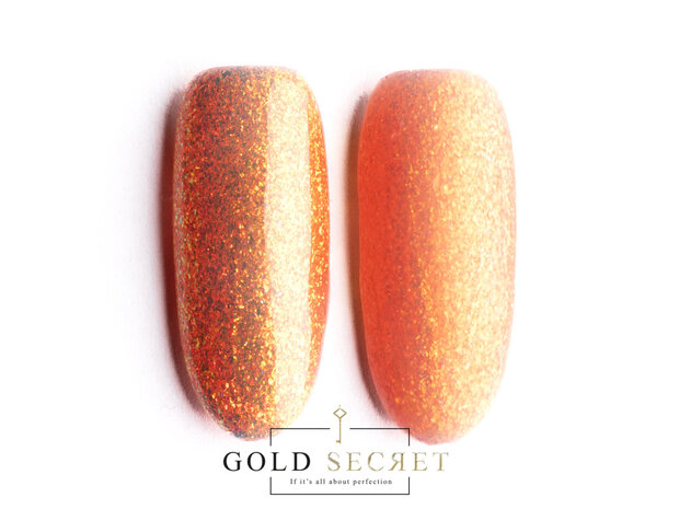 gold secret gel polish mermaid