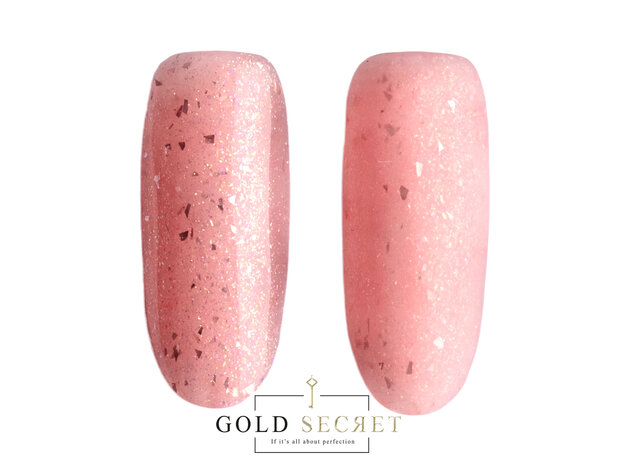 Gold Secret Builder Gel Glitter