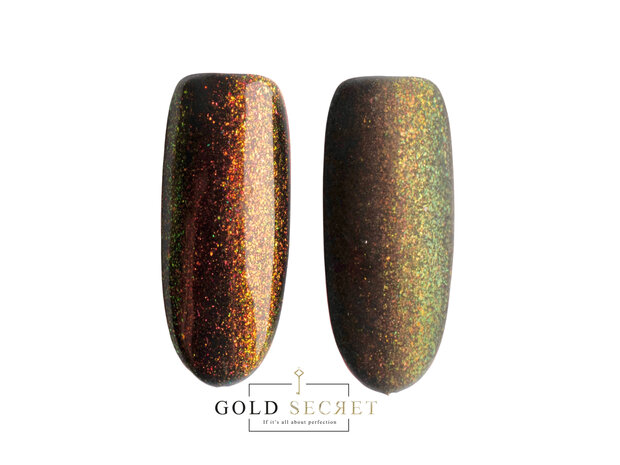 gold secret gel polish mermaid