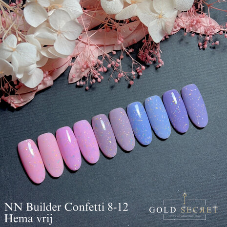 Gold Secret NN Builder Confetti 8